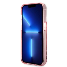 Karl Lagerfeld KLHCP14XLNCHCP iPhone 14 Pro Max 6.7" pink/pink hardcase Glitter Choupette Head | Techbox