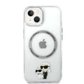 Karl Lagerfeld KLHMP14MHNKCIT iPhone 14 Plus 6.7" hardcase transparent Iconic Karl&amp;Choupette Magsafe - Apple Cases - Cases - Techbox