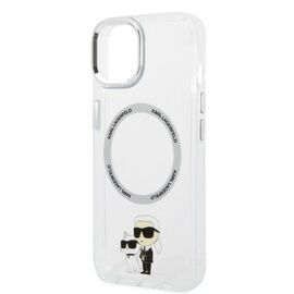Karl Lagerfeld KLHMP14MHNKCIT iPhone 14 Plus 6.7" hardcase transparent Iconic Karl&amp;Choupette Magsafe - Apple Cases - Cases - Techbox