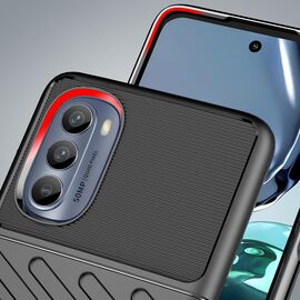 Thunder Case for Motorola Moto G62 5G silicone armor case black | Techbox