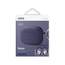 Uniq Nexo case for AirPods Pro 2 + ear hooks - purple | Techbox