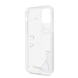 Guess GUHCN58ROSTRT iPhone 11 Pro transparent hardcase Flower Desire Pink & White Rose | Techbox