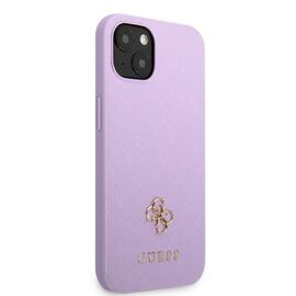 Guess GUHCP13SPS4MU iPhone 13 mini 5.4" purple/purple hardcase Saffiano 4G Small Metal Logo | Techbox