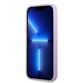 Guess GUHCP13SPS4MU iPhone 13 mini 5.4" purple/purple hardcase Saffiano 4G Small Metal Logo | Techbox