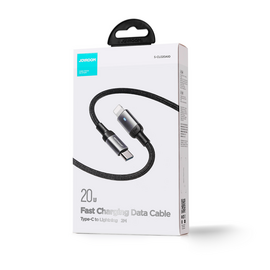 Joyroom cable USB C - Lightning 20W A10 Series 1.2 m black (S-CL020A10) - Cables & Adapters - Cables & Accessories - Techbox