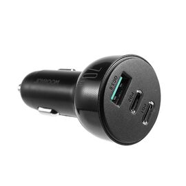 Joyroom car charger 70W with 3 ports: USB, 2 x USB C black (JR-CL26) | Techbox