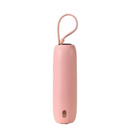 Joyroom mini powerbank 10000mAh Colorful Series 22.5W with 2 built-in USB C and Lightning cables pink (JR-L012) | Techbox