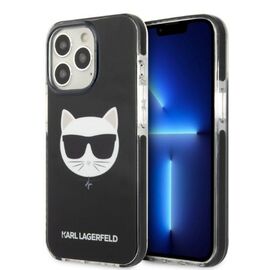 Karl Lagerfeld KLHCP13LTPECK iPhone 13 Pro / 13 6.1" hardcase black/black Choupette Head - Apple Cases - Cases - Techbox