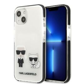 Karl Lagerfeld KLHCP13STPEKCW iPhone 13 mini 5.4" hardcase white/white Karl&amp;Choupette - Apple Cases - Cases - Techbox