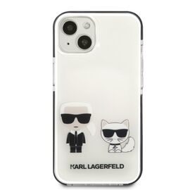 Karl Lagerfeld KLHCP13STPEKCW iPhone 13 mini 5.4" hardcase white/white Karl&amp;Choupette - Apple Cases - Cases - Techbox