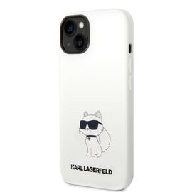 Karl Lagerfeld KLHMP14MSNCHBCH iPhone 14 Plus 6.7" hardcase white/white Silicone Choupette MagSafe - Apple Cases - Cases - Techbox