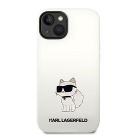 Karl Lagerfeld KLHMP14MSNCHBCH iPhone 14 Plus 6.7" hardcase white/white Silicone Choupette MagSafe - Apple Cases - Cases - Techbox