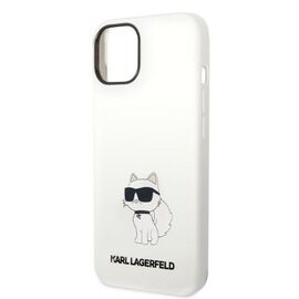 Karl Lagerfeld KLHMP14MSNCHBCH iPhone 14 Plus 6.7" hardcase white/white Silicone Choupette MagSafe - Apple Cases - Cases - Techbox