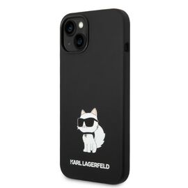 Karl Lagerfeld KLHMP14MSNCHBCK iPhone 14 Plus 6.7" hardcase black/black Silicone Choupette MagSafe - Apple Cases - Cases - Techbox