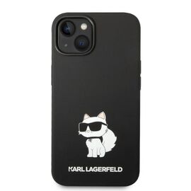 Karl Lagerfeld KLHMP14MSNCHBCK iPhone 14 Plus 6.7" hardcase black/black Silicone Choupette MagSafe - Apple Cases - Cases - Techbox