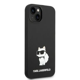 Karl Lagerfeld KLHMP14MSNCHBCK iPhone 14 Plus 6.7" hardcase black/black Silicone Choupette MagSafe - Apple Cases - Cases - Techbox