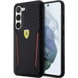 Ferrari FEHCS23MNPYK S23+ S916 black/black hardcase Carbon Contrast Edges | Techbox