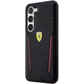 Ferrari FEHCS23MNPYK S23+ S916 black/black hardcase Carbon Contrast Edges | Techbox