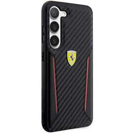 Ferrari FEHCS23MNPYK S23+ S916 black/black hardcase Carbon Contrast Edges | Techbox