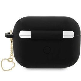 Guess GUAP2LSCHSK AirPods Pro 2 cover black/black Silicone Charm Heart Collection - Smartphone Accessories - Cables & Accessories - Techbox