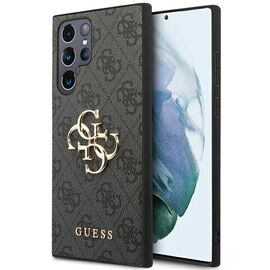 Guess GUHCS23L4GMGGR S23 Ultra S918 grey/grey hardcase 4G Big Metal Logo | Techbox