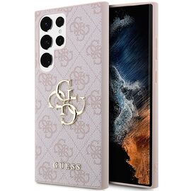 Guess GUHCS23L4GMGPI S23 Ultra S918 pink/pink hardcase 4G Big Metal Logo | Techbox