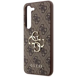 Guess GUHCS23S4GMGBR S23 S911 brown/brown hardcase 4G Big Metal Logo | Techbox