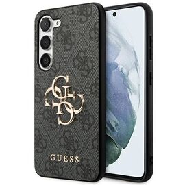 Guess GUHCS23S4GMGGR S23 S911 grey/grey hardcase 4G Big Metal Logo | Techbox
