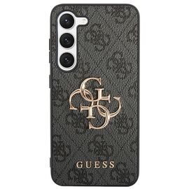 Guess GUHCS23S4GMGGR S23 S911 grey/grey hardcase 4G Big Metal Logo | Techbox