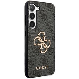 Guess GUHCS23S4GMGGR S23 S911 grey/grey hardcase 4G Big Metal Logo | Techbox