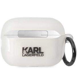 Karl Lagerfeld KLAP2HNIKTCT Airpods Pro 2 cover transparent Ikonik Karl Lagerfeld - Smartphone Accessories - Cables & Accessories - Techbox