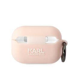 Karl Lagerfeld KLAP2RUNIKP AirPods Pro 2 cover pink/pink Silicone Karl Head 3D - Smartphone Accessories - Cables & Accessories - Techbox