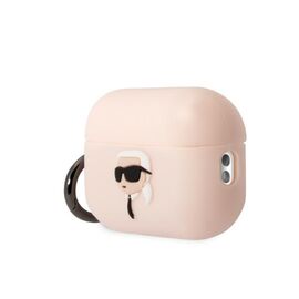 Karl Lagerfeld KLAP2RUNIKP AirPods Pro 2 cover pink/pink Silicone Karl Head 3D - Smartphone Accessories - Cables & Accessories - Techbox