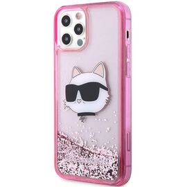 Karl Lagerfeld KLHCP12MLNCHCP iPhone 12/ 12 Pro 6.1" pink/pink hardcase Glitter Choupette Head - Uncategorized Cases (2) - Cases - Techbox