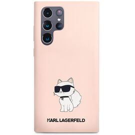 Karl Lagerfeld KLHCS23LSNCHBCP S23 Ultra S918 hardcase pink/pink Silicone Choupette | Techbox