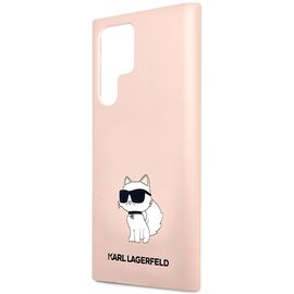 Karl Lagerfeld KLHCS23LSNCHBCP S23 Ultra S918 hardcase pink/pink Silicone Choupette | Techbox