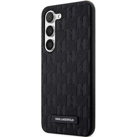 Karl Lagerfeld KLHCS23MSAKLHPK S23+ S916 hardcase black/black Saffiano Mono Metal Logo | Techbox