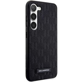 Karl Lagerfeld KLHCS23MSAKLHPK S23+ S916 hardcase black/black Saffiano Mono Metal Logo | Techbox