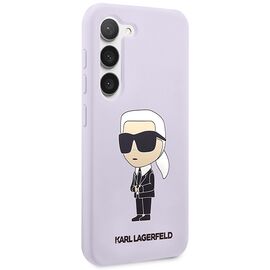 Karl Lagerfeld KLHCS23MSNIKBCU S23+ S916 hardcase purple/purple Silicone Ikonik | Techbox