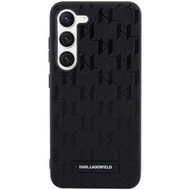 Karl Lagerfeld KLHCS23SSAKLHPK S23 S911 hardcase black/black Saffiano Mono Metal Logo | Techbox