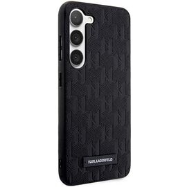 Karl Lagerfeld KLHCS23SSAKLHPK S23 S911 hardcase black/black Saffiano Mono Metal Logo | Techbox