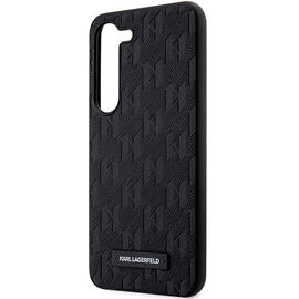 Karl Lagerfeld KLHCS23SSAKLHPK S23 S911 hardcase black/black Saffiano Mono Metal Logo | Techbox