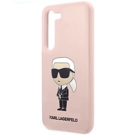 Karl Lagerfeld KLHCS23SSNIKBCP S23 S911 hardcase pink/pink Silicone Ikonik | Techbox