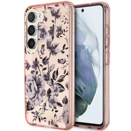 Guess GUHCS23MHCFWSP S23+ S916 pink/pink hardcase Flower Collection | Techbox