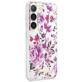 Guess GUHCS23MHCFWST S23+ S916 white/white hardcase Flower Collection | Techbox
