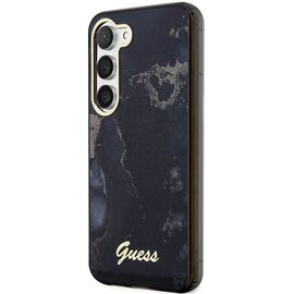 Guess GUHCS23MHTMRSK S23+ S916 black/black hardcase Golden Marble Collection | Techbox