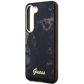 Guess GUHCS23MHTMRSK S23+ S916 black/black hardcase Golden Marble Collection | Techbox