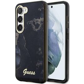 Guess GUHCS23SHTMRSK S23 S911 black/black hardcase Golden Marble Collection | Techbox