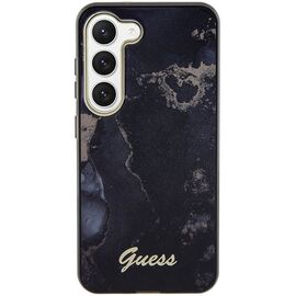 Guess GUHCS23SHTMRSK S23 S911 black/black hardcase Golden Marble Collection | Techbox