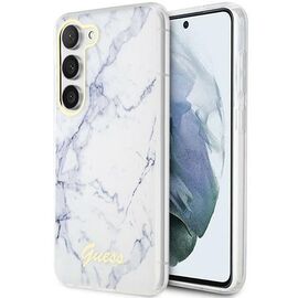 Guess GUHCS23SPCUMAH S23 S911 white/white hardcase Marble | Techbox